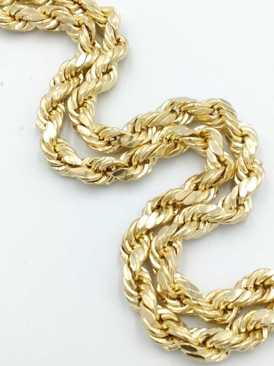 Rope Chain - Yellow Gold 10k (.417) 19 grams 24 inch