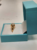Women's Ring - Solitaire - Yellow Gold 14k (.585) 4.6 grams Size 6.5