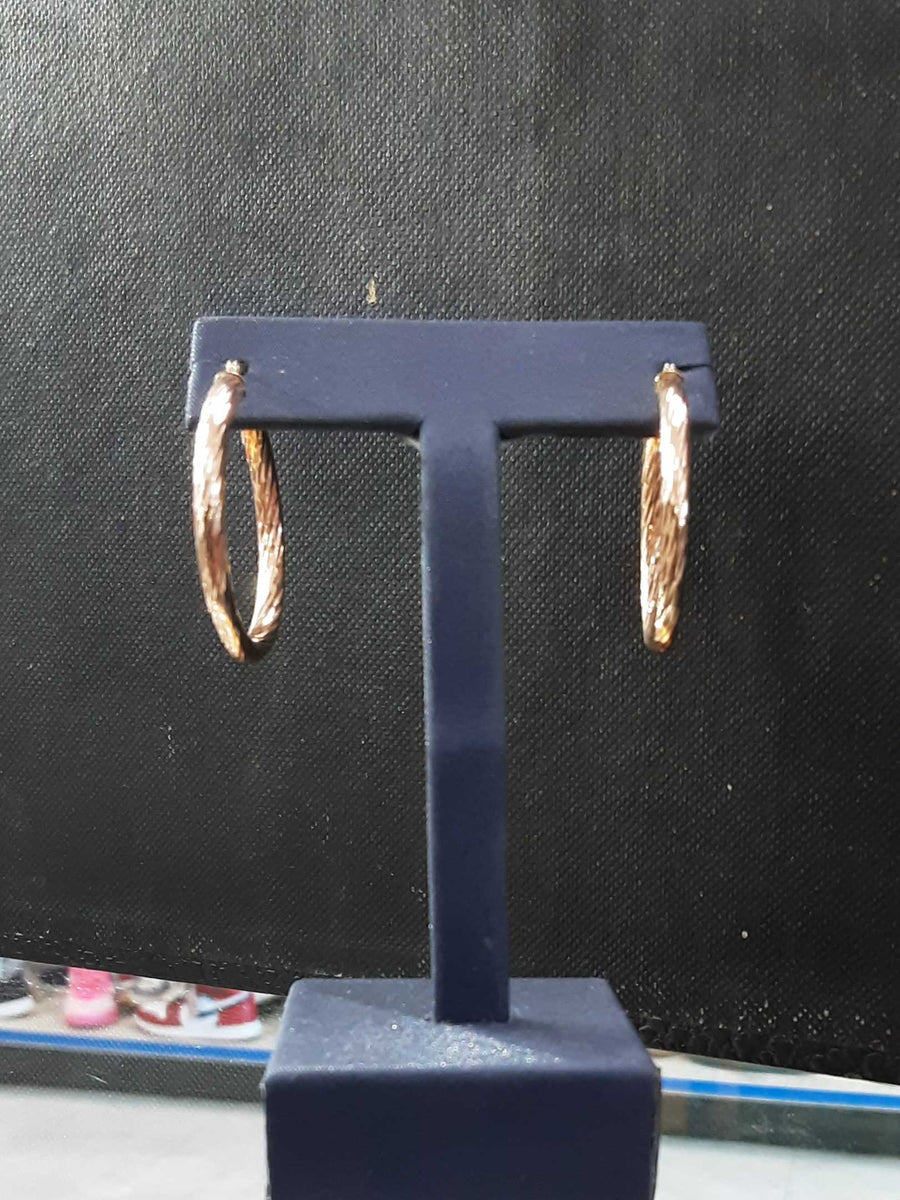Bangle Earrings - Rose Gold 14k (.585) 2.4 grams