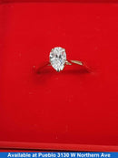 Women's Ring - Solitaire - Yellow Gold 14k (.585) 1.8 grams Size 6.5