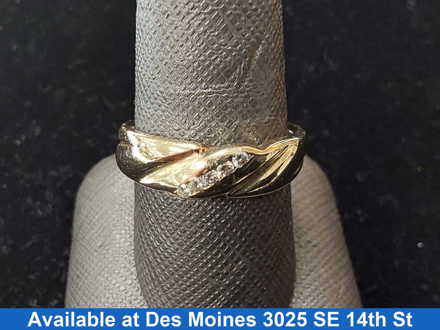 Ring - Wedding Band - Yellow Gold 14k (.585) 7 grams Size 9.5