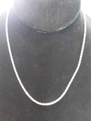Rope Chain - White Gold 14k (.585) 8 grams 16 inch