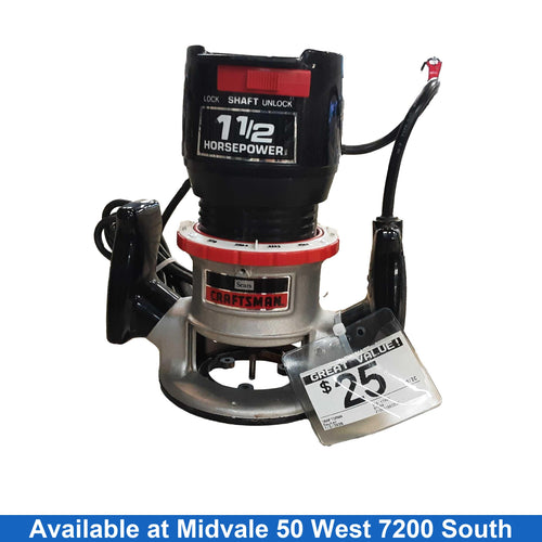 Craftsman 315.17492 Black Corded Router