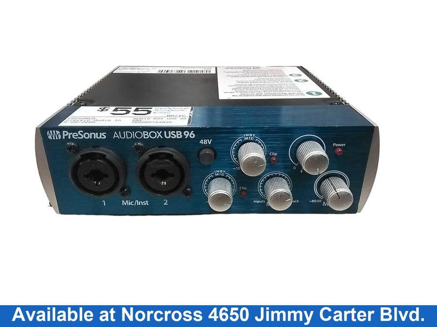 Presonus Audio Box Usb 96 Black Classic Audio Interface