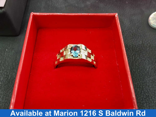 Women's Ring - Yellow Gold 10k (.417) 2.7 grams Size 10
