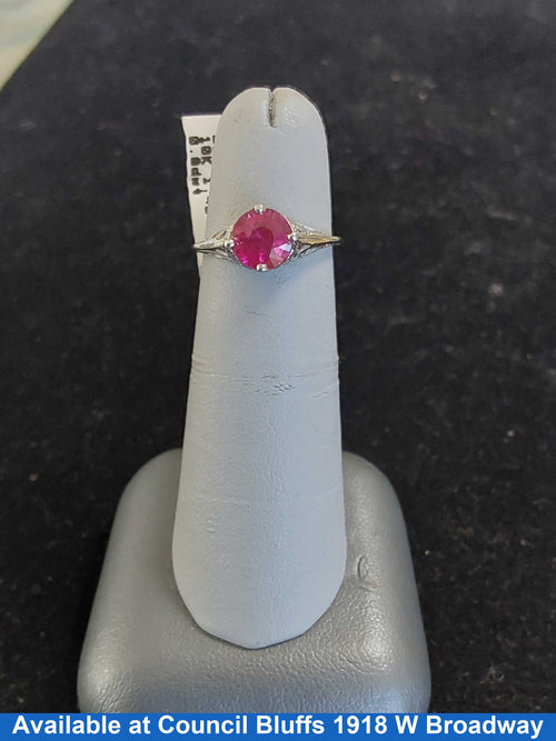 Women's Ring - White Gold 10k (.417) 1.4 grams Size 4.5