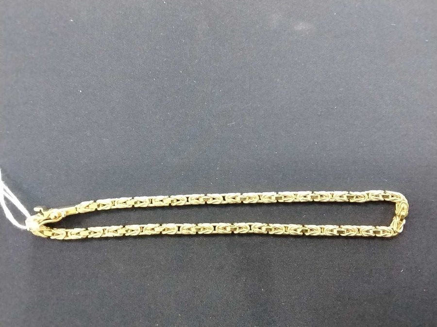 Woven Bracelet - Yellow Gold 14k (.585) 8.8 grams 8 inch