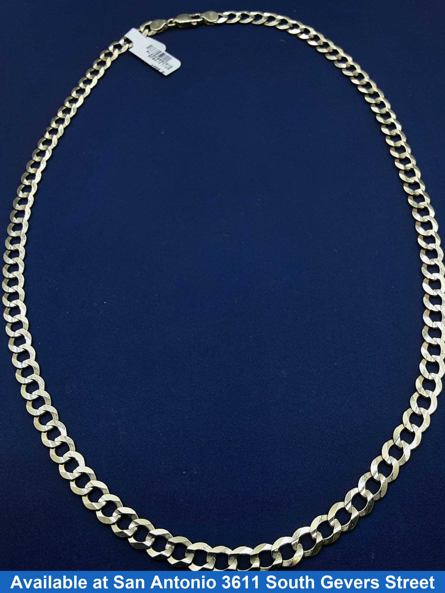 Cuban Link Chain - Yellow Gold 10k (.417) 23.1 grams 21 inch