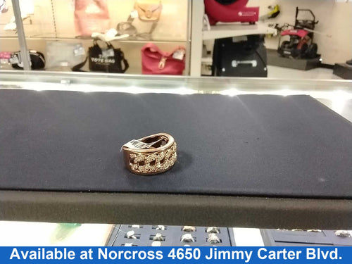 Women's Ring - Anniversary - Rose Gold 10k (.417) 7.8 grams Size 10