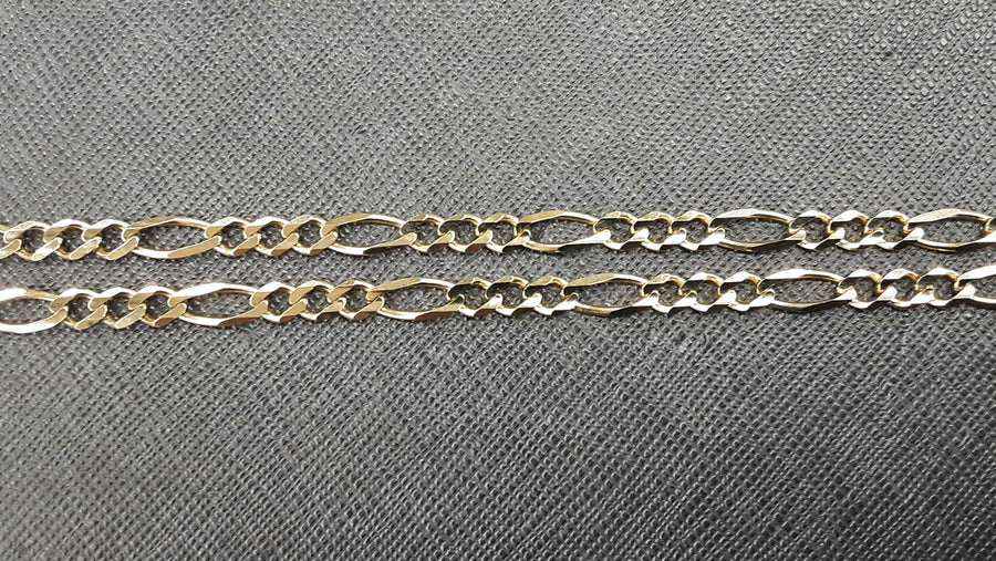 Figaro Chain - Yellow Gold 10k (.417) 11.5 grams 24 inch