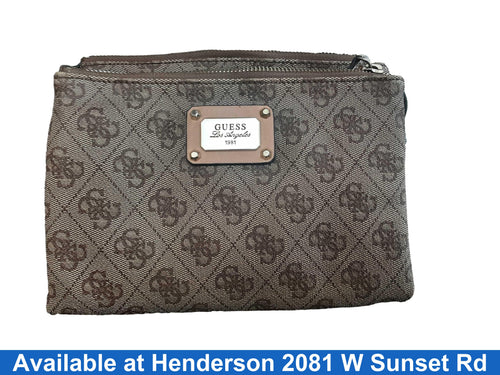 Guess Mini Marrom Beige / Tan Purse / Handbag