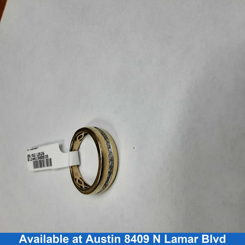 Ring - Wedding Band - Yellow Gold 14k (.585) 4.4 grams Size 8