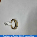 Ring - Wedding Band - Yellow Gold 14k (.585) 4.4 grams Size 8