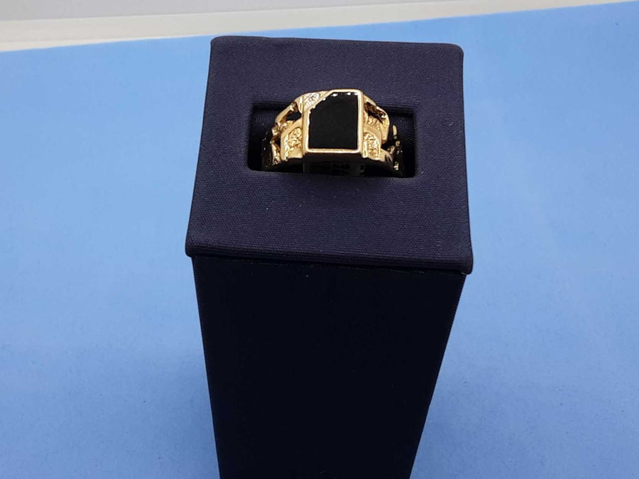 Men's Ring - Yellow Gold 10k (.417) 4.5 grams Size 8