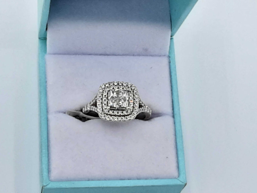 Women's Ring - White Gold 10k (.417) 5.6 grams Size 8.5