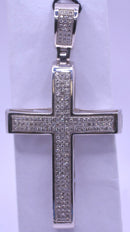 Cross Pendant - White Gold 10k (.417) 6.9 Grams