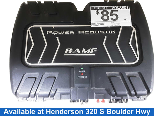 Power Acoustik Bamf Black Generic Amplifier Head