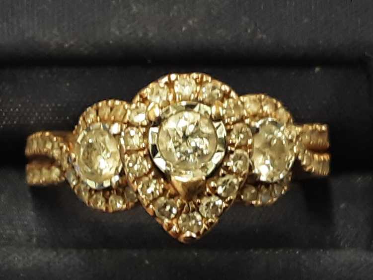 Women's Ring - Rose Gold 10k (.417) 4.1 grams Size 6.5