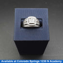 Ring - Wedding Set - White Gold 10k (.417) 5.9 grams Size 8
