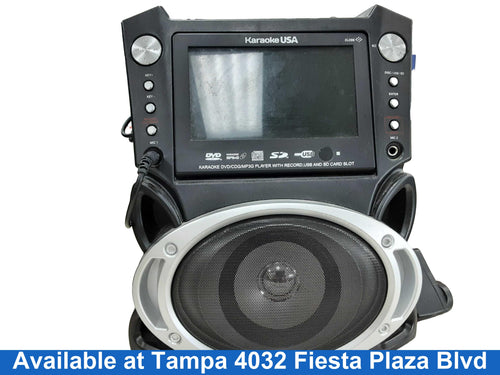 Karaoke Usa Gf829 Black Karaoke Machine