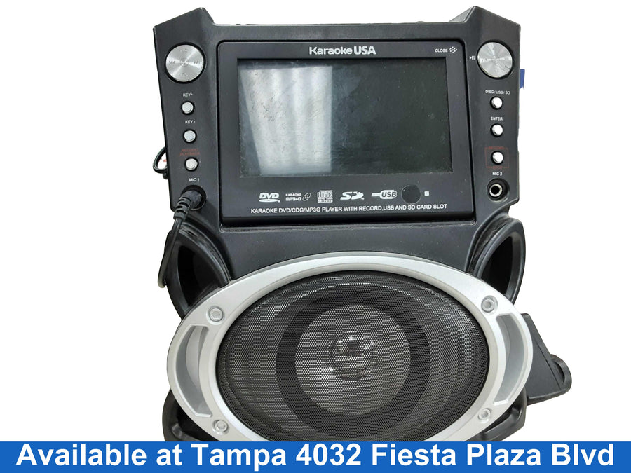 Karaoke Usa Gf829 Black Karaoke Machine
