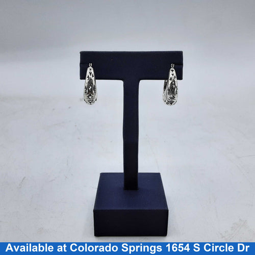 Shrimp Earrings - Silver 5.4 grams