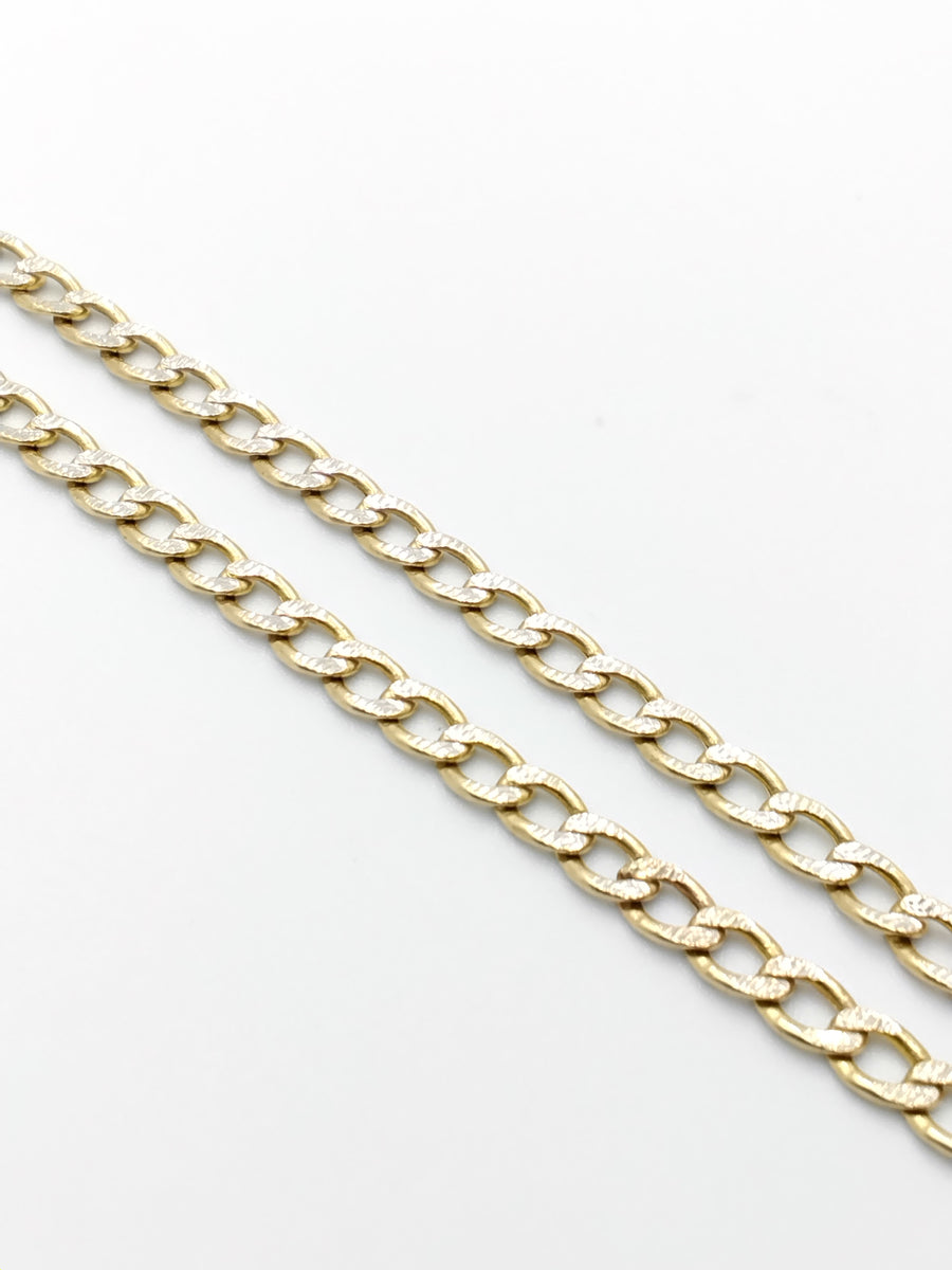 Cuban Link Chain - Yellow Gold 14k (.585) 7.5 grams 22 inch