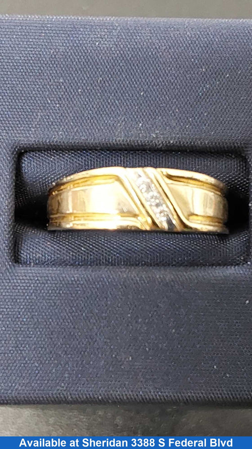 Men's Ring - Yellow Gold 10k (.417) 2.6 grams Size 8