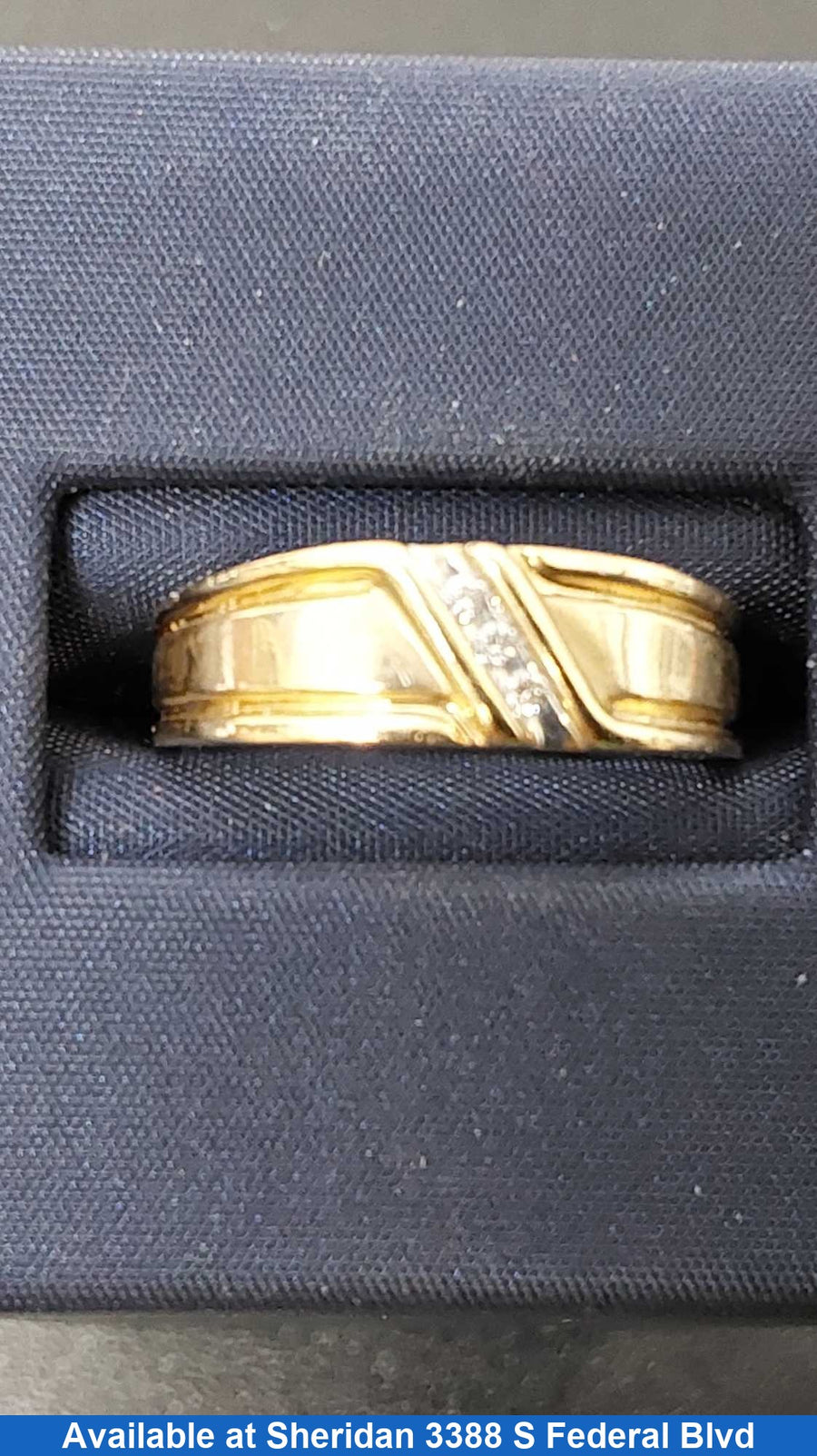 Men's Ring - Yellow Gold 10k (.417) 2.6 grams Size 8