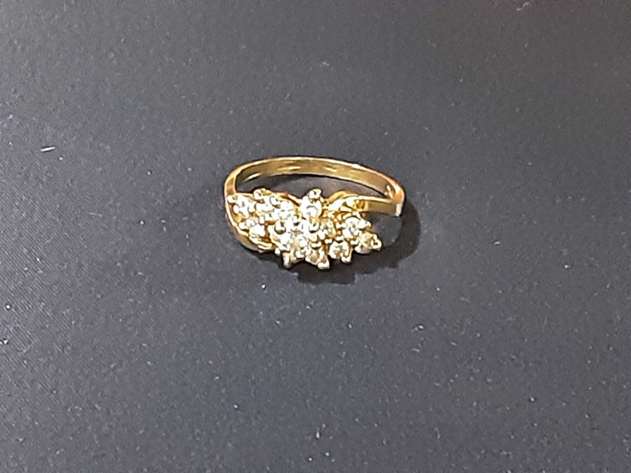Women's Ring - Yellow Gold 14k (.585) 4.6 grams Size 5