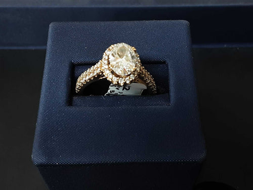 Women's Ring - Yellow Gold 14k (.585) 5.5 grams Size 8