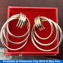Hoop Earrings - Yellow Gold 14k (.585) 8.6 grams