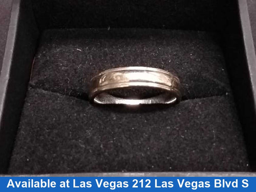 Ring - Wedding Band - White Gold 14k (.585) 7.8 grams Size 20
