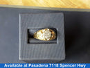 Men's Ring - Yellow Gold 10k (.417) 4.9 grams Size 20