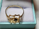 Women's Ring - Yellow Gold 10k (.417) 2.2 grams Size 11.5