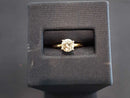 Women's Ring - Solitaire - Yellow Gold 14k (.585) 1.9 grams Size 4.5