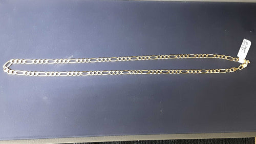 Figaro Chain - Yellow Gold 14k (.585) 19 grams 21 inch