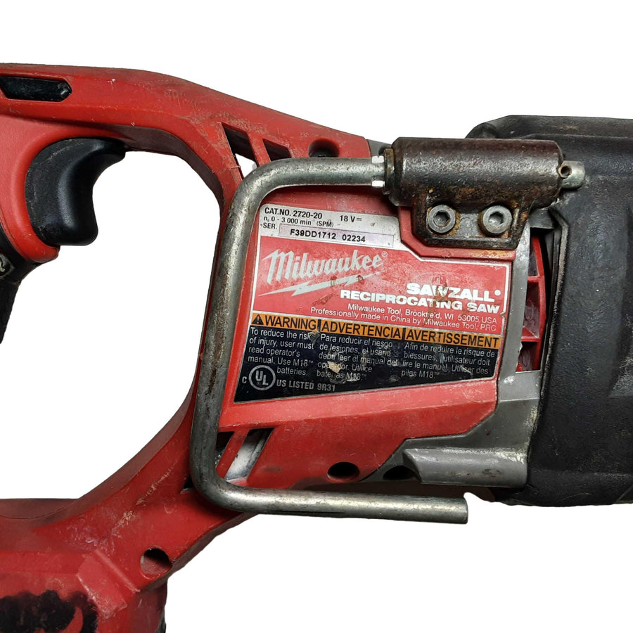 Milwaukee 27220-20 Red Cordless Reciprocating Saw