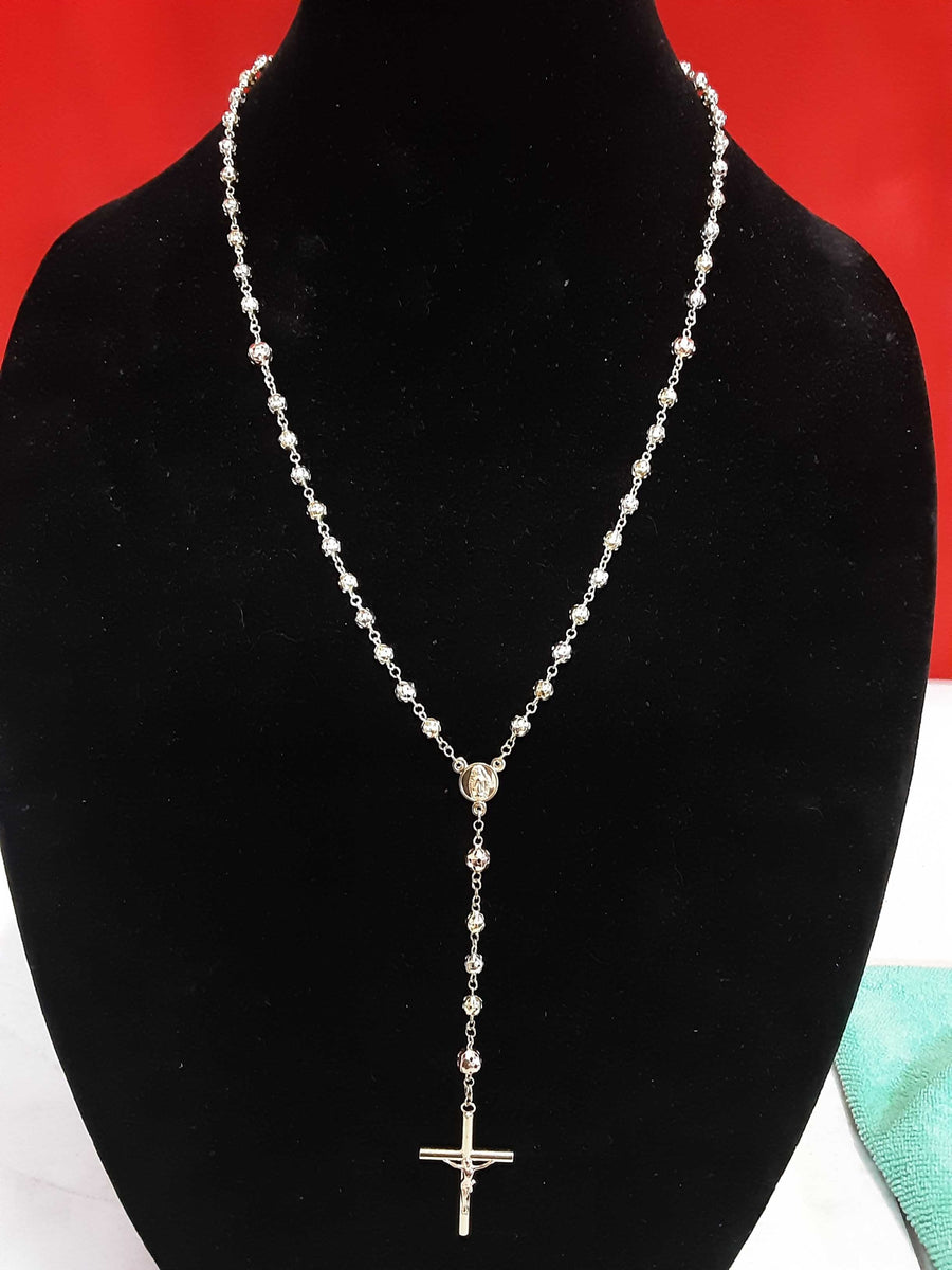 Bead Chain - Tricolor Gold 14k (.585) 20.9 grams 24 inch