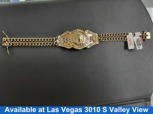 ID Bracelet - Yellow Gold 10k (.417) 55.09 grams 12 inch