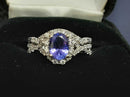 Ring - Engagement Set - White Gold 10k (.417) 3.8 grams Size 7