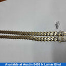 Cuban Link Chain - Yellow Gold 10k (.417) 35.5 grams 22 inch