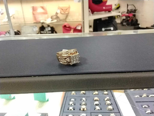 Ring - Wedding Band - Yellow Gold 10k (.417) 7.7 grams Size 7.5