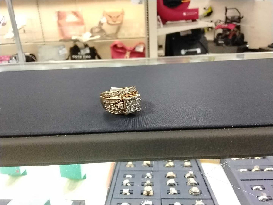 Ring - Wedding Band - Yellow Gold 10k (.417) 7.7 grams Size 7.5