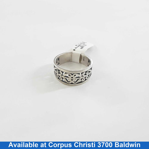 Ring - Wedding Band - Silver 6.1 grams Size 10