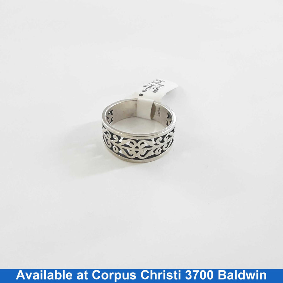 Ring - Wedding Band - Silver 6.1 grams Size 10