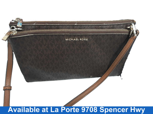 Michael Kors Av-1707 Brown Purse / Handbag
