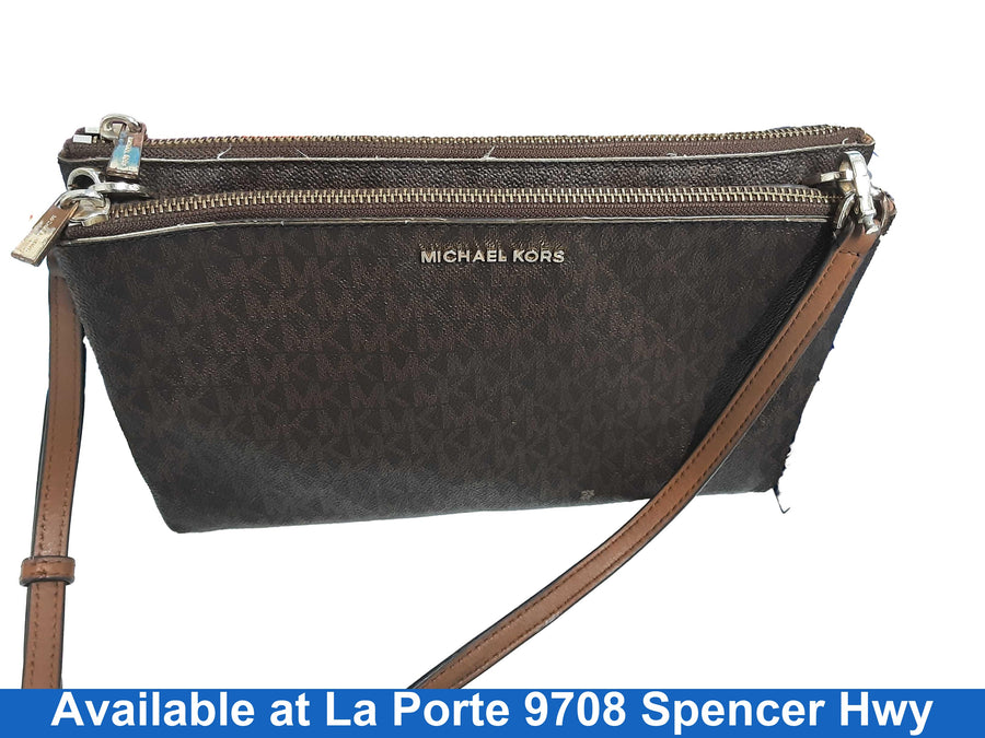 Michael Kors Av-1707 Brown Purse / Handbag