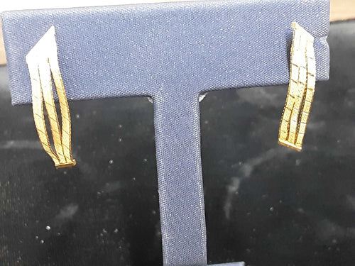 Earrings - Yellow Gold 18k (.750) 1.5 grams