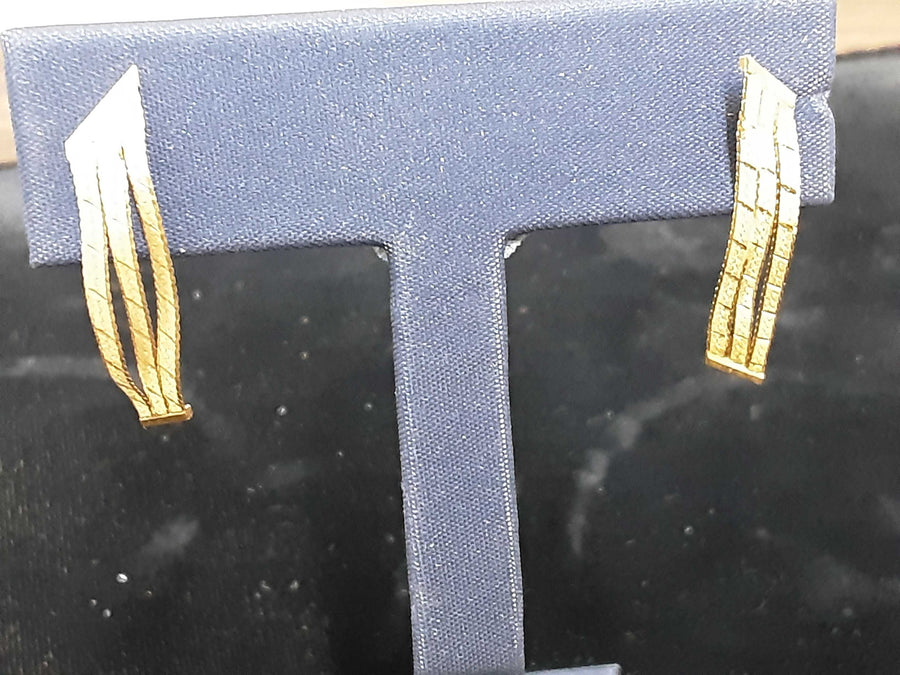 Earrings - Yellow Gold 18k (.750) 1.5 grams